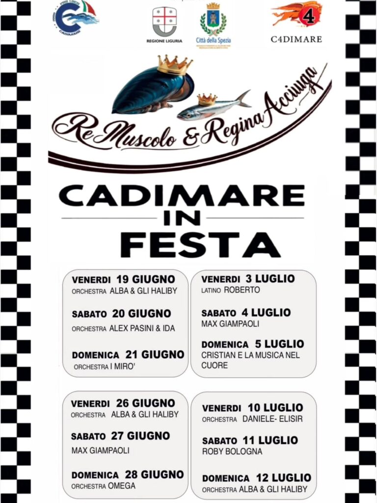 RE MUSCOLO REGINA ACCIUGA UNPLI LIGURIA PRO LOCO