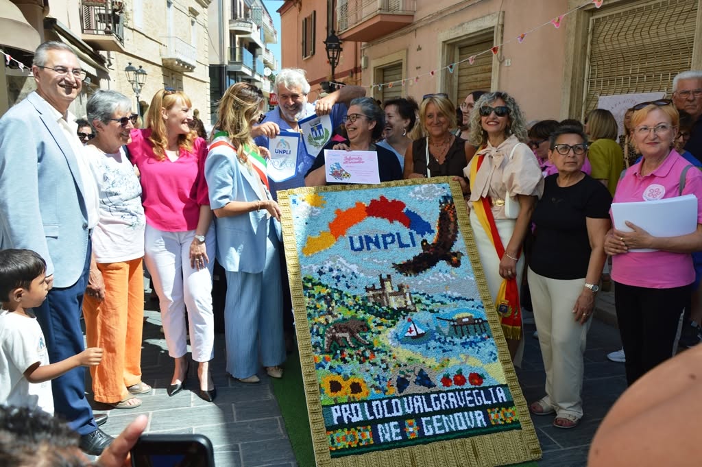Infiorata all'Unicinetto UNPLI Liguria